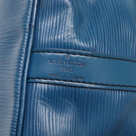 LOUIS VUITTON Epi Petit Noe Shoulder Bag Blue M44105 LV Auth 136638 - Picture 11 of 16